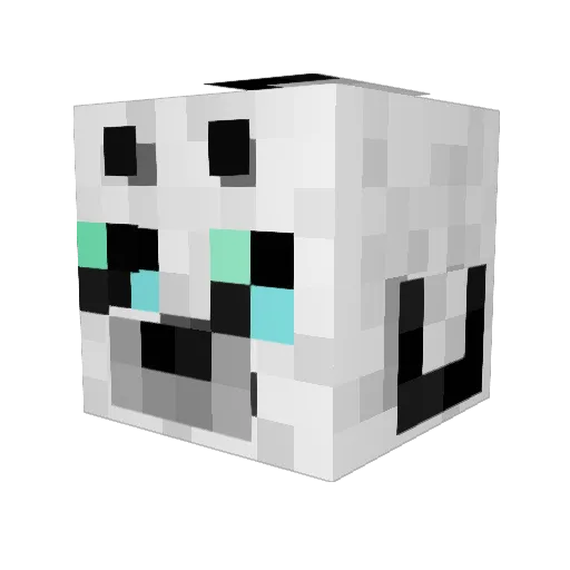 Kennypoo787 Minecraft avatar head, 3D render