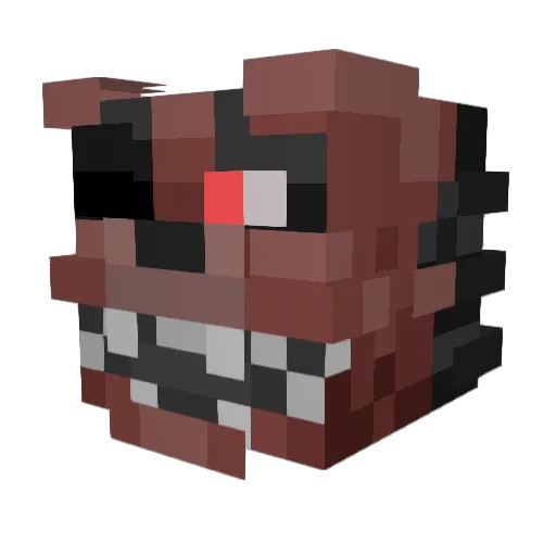 Kennysmiles1 Minecraft avatar head, 3D render