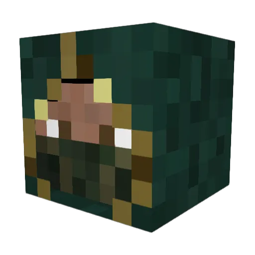 Keno12011 Minecraft avatar head, 3D render