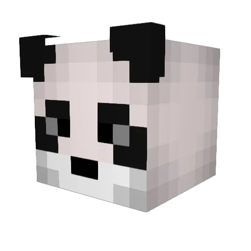Kenpanda320 Minecraft avatar head, 3D render