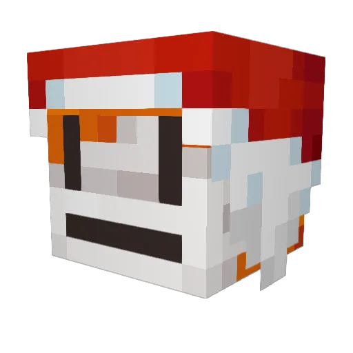 Kenrvan Minecraft avatar head, 3D render
