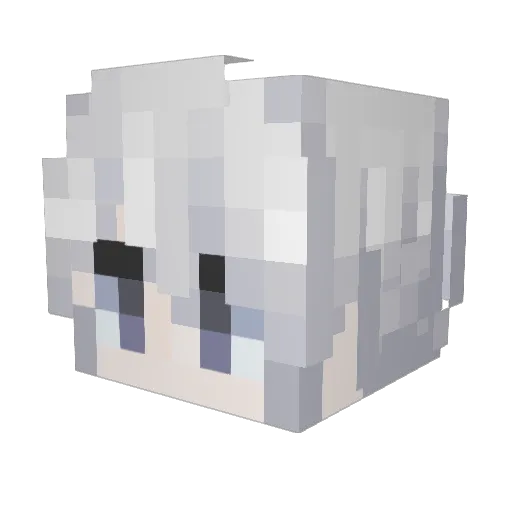 KenseiKyu Minecraft avatar head, 3D render