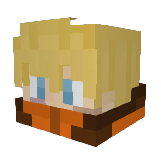 Kenshaunz Minecraft avatar head, 3D render