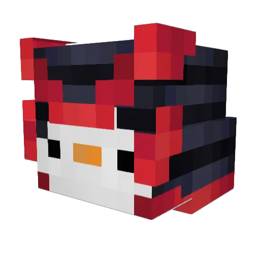 Kenshi_V Minecraft avatar head, 3D render