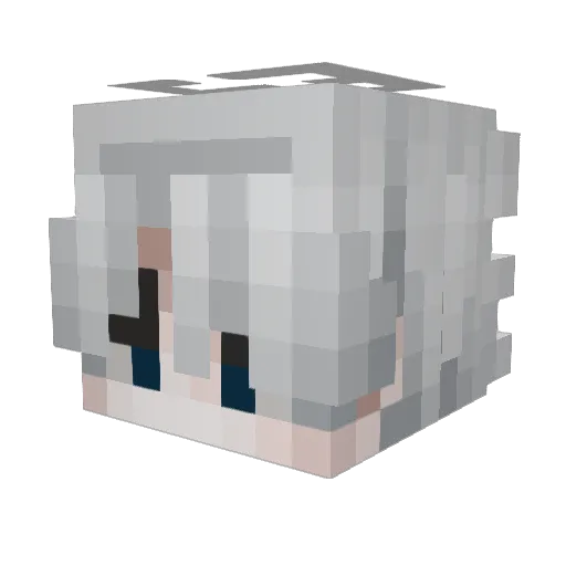 KenshinMCn Minecraft avatar head, 3D render