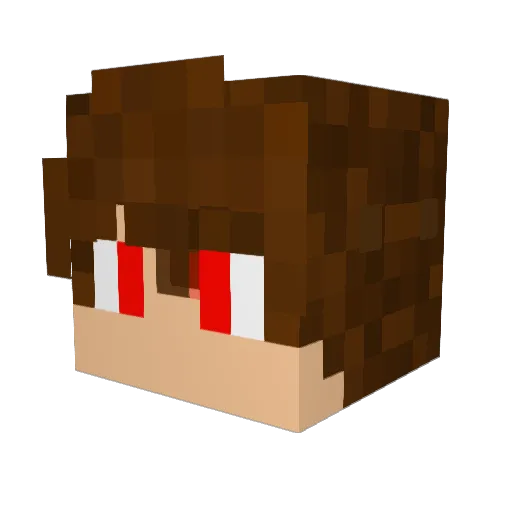 Kensie_ Minecraft avatar head, 3D render