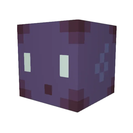 Kensou Minecraft avatar head, 3D render