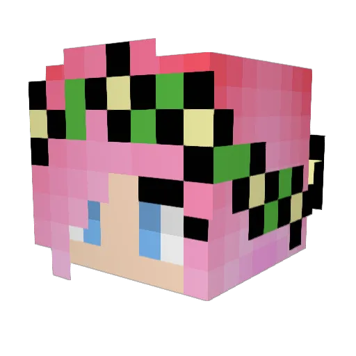 Kent2314 Minecraft avatar head, 3D render