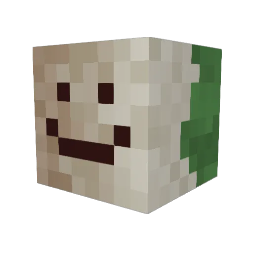 Kent_o Minecraft avatar head, 3D render