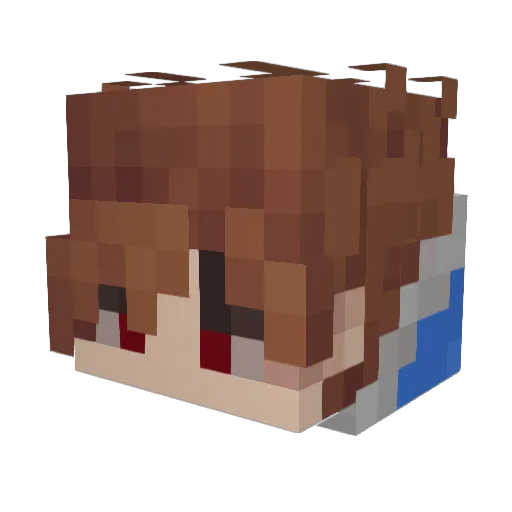 Kent_voyager Minecraft avatar head, 3D render