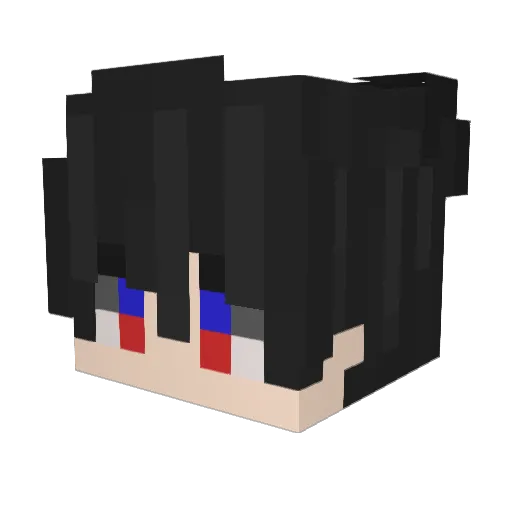 Kentacky2012 Minecraft avatar head, 3D render