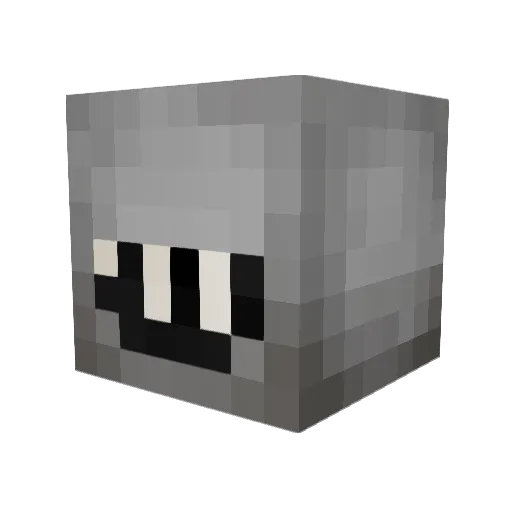 Kentros83 Minecraft avatar head, 3D render