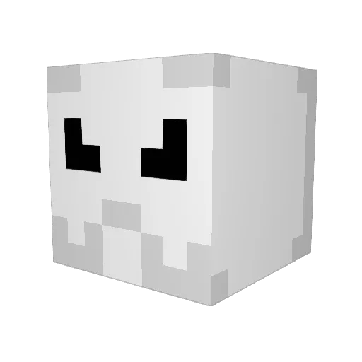 Kentut Minecraft avatar head, 3D render
