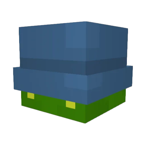 Kenuks Minecraft avatar head, 3D render