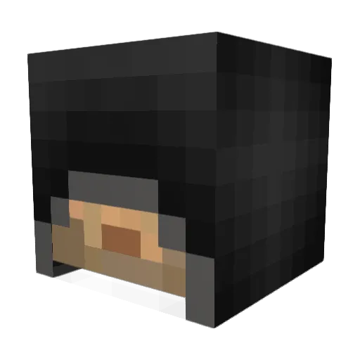 Kenway_A Minecraft avatar head, 3D render