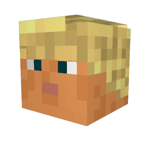 Kenworthman900 Minecraft avatar head, 3D render