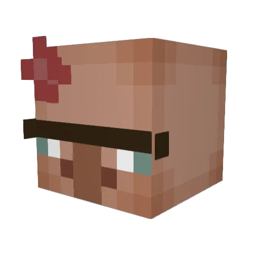 Kenxi7 Minecraft avatar head, 3D render