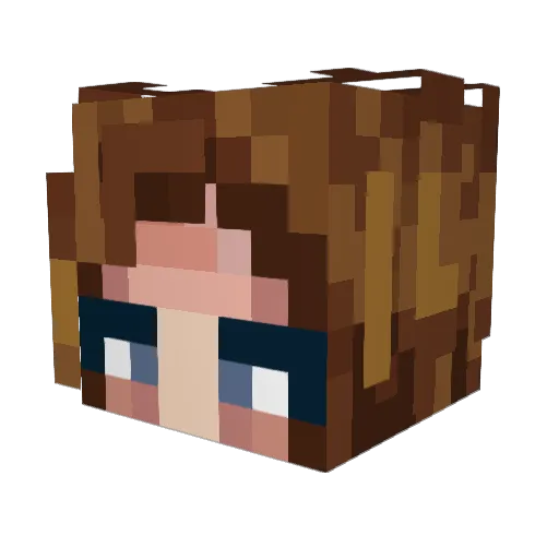 Kenyan_Corvid Minecraft avatar head, 3D render