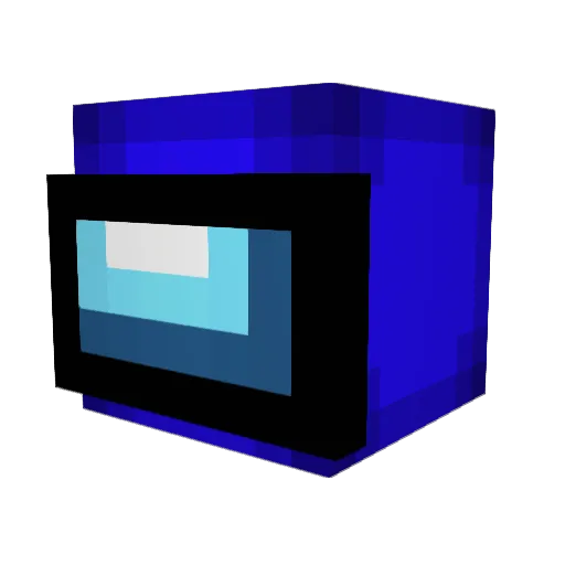 Kenzada Minecraft avatar head, 3D render