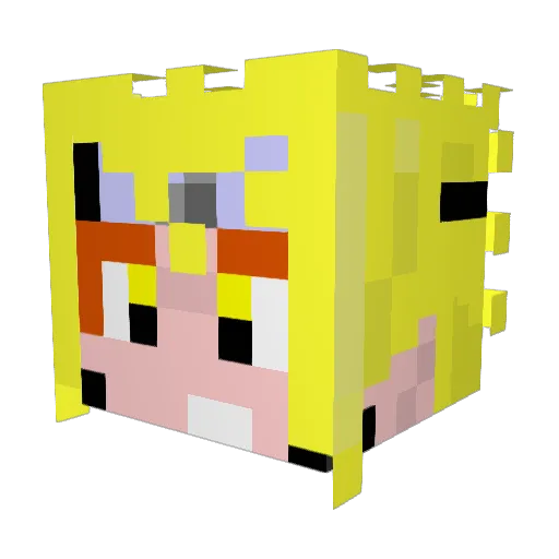 Kenzo956 Minecraft avatar head, 3D render