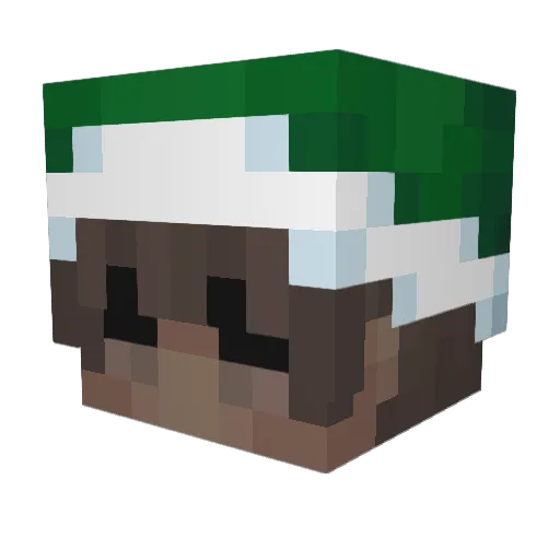 Kenzoche Minecraft avatar head, 3D render