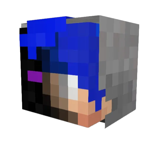 Keoda_CZE Minecraft avatar head, 3D render