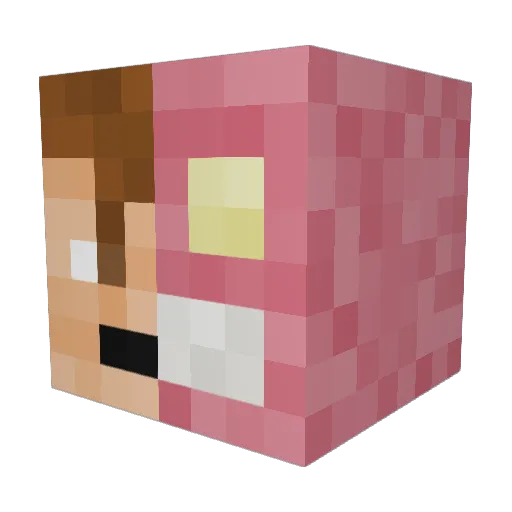 Keon221 Minecraft avatar head, 3D render