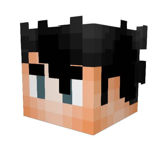 Keorf Minecraft avatar head, 3D render