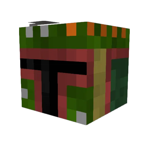 Kepler_42 Minecraft avatar head, 3D render