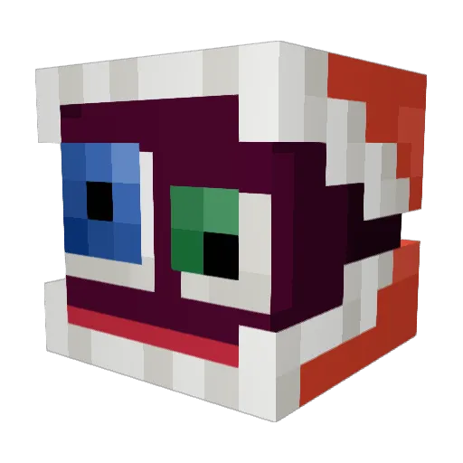 Kepo29 Minecraft avatar head, 3D render
