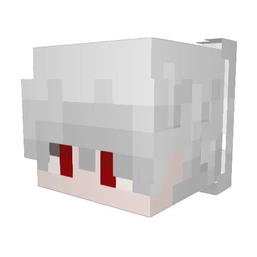 KepotMC Minecraft avatar head, 3D render