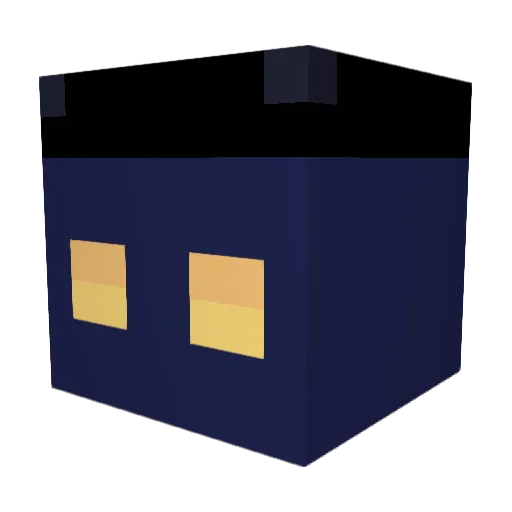 KeptdrakeSt Minecraft avatar head, 3D render