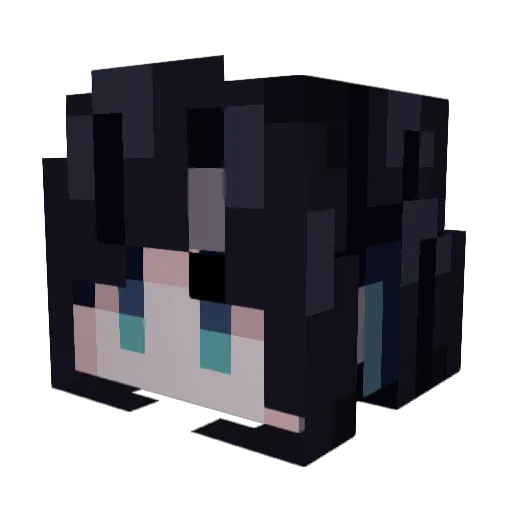 Kepyyy Minecraft avatar head, 3D render