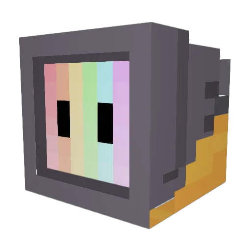 KerOws2 Minecraft avatar head, 3D render