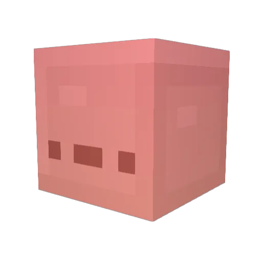Kerbunn Minecraft avatar head, 3D render