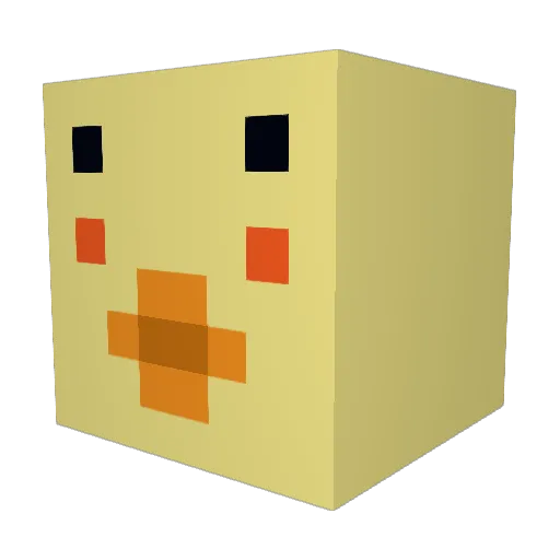 Kerem20AC Minecraft avatar head, 3D render
