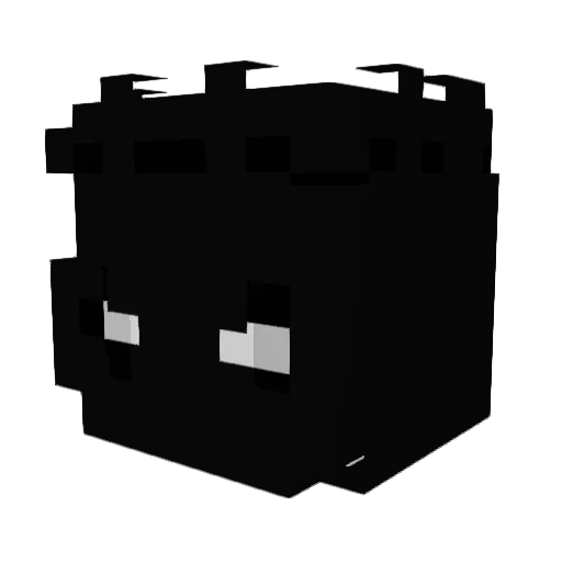 KeremBC Minecraft avatar head, 3D render