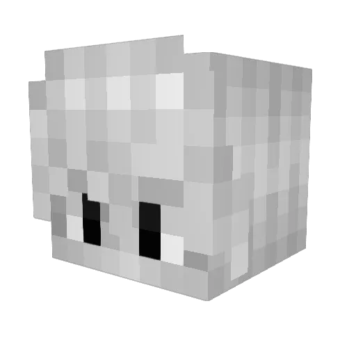 Kerem_A Minecraft avatar head, 3D render