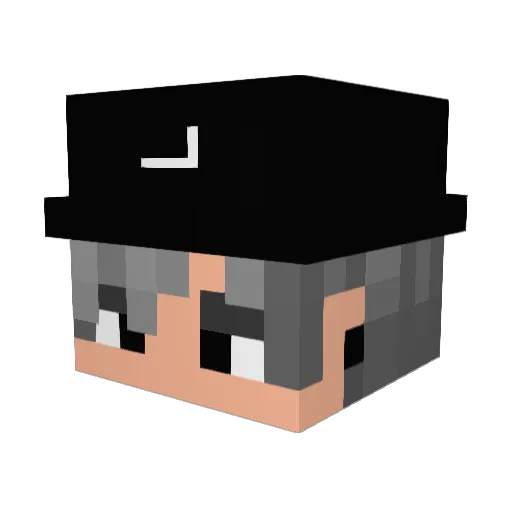 KerenskyRK Minecraft avatar head, 3D render