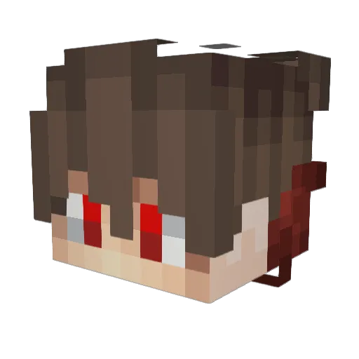 Kerenzy Minecraft avatar head, 3D render