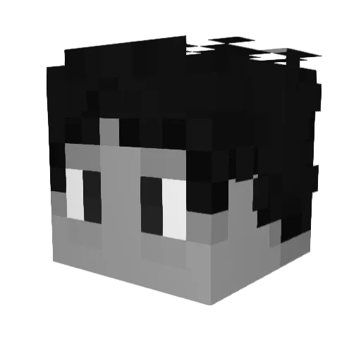 KeriMook Minecraft avatar head, 3D render