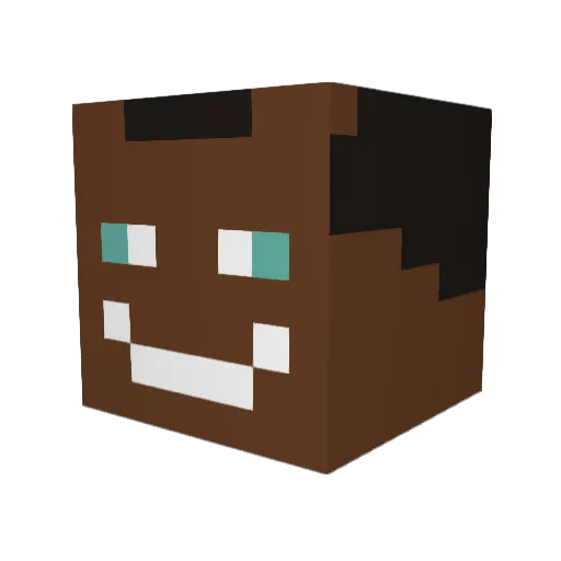 Kerim2310 Minecraft avatar head, 3D render