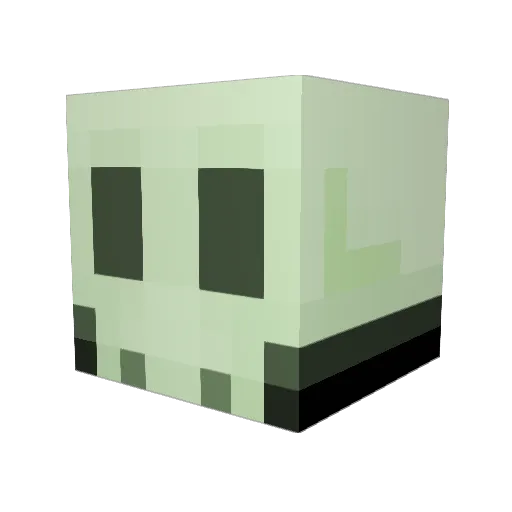 Kerkyyy Minecraft avatar head, 3D render