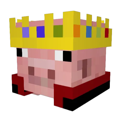 KermitLeCookie Minecraft avatar head, 3D render