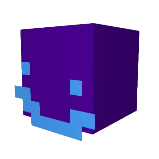 KermitPlaz Minecraft avatar head, 3D render
