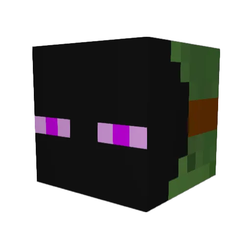 Kermithefrog29 Minecraft avatar head, 3D render