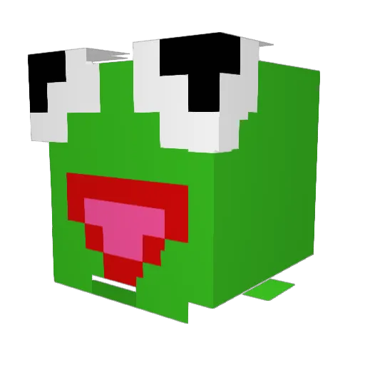 KermitsDad Minecraft avatar head, 3D render