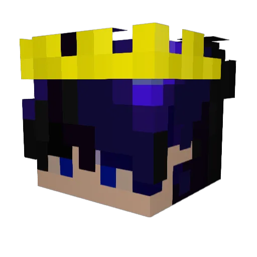 Kermzy_Playz Minecraft avatar head, 3D render
