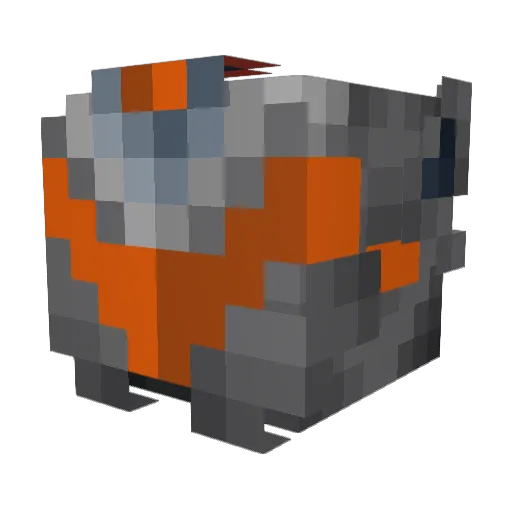Kernalsaunders Minecraft avatar head, 3D render