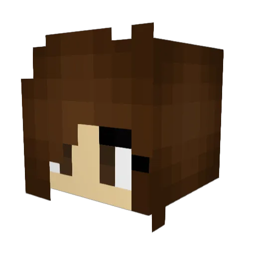 Kerri_Fraser Minecraft avatar head, 3D render
